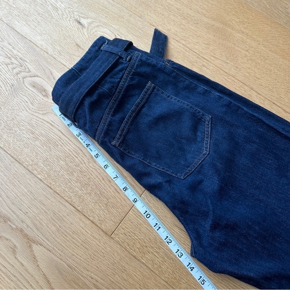 Uniqlo Relaxed fit high rise Belted Paperbag Jeans Size  24 - Picture 8 of 11